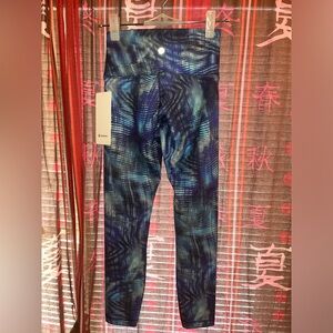 NWT Size 4 Lululemon Wunder Train High Rise Leggings 25” HFXB